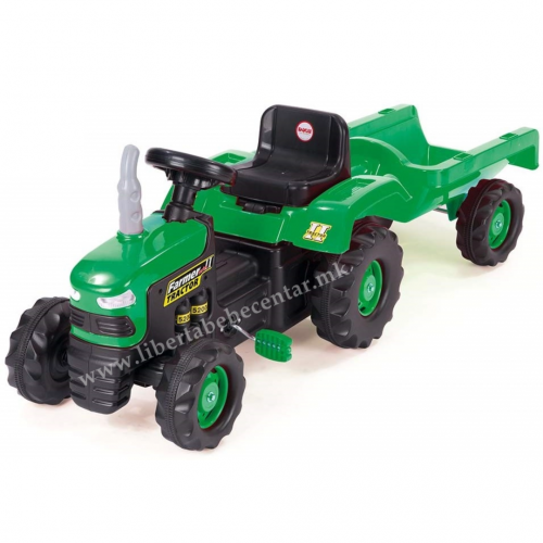 Трактор со приколка (green)