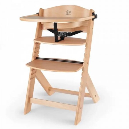 Kinderkraft столче за хранење ENOCK ( wooden natural)