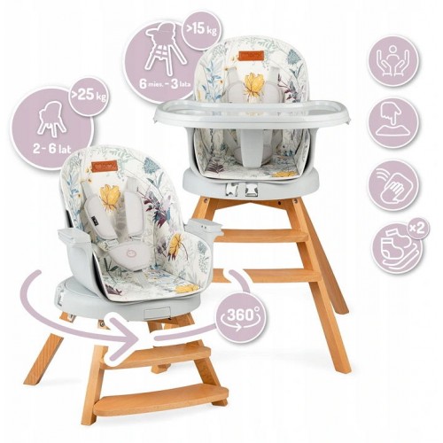 MoMi WOODI хранилка 3 in 1 flowers