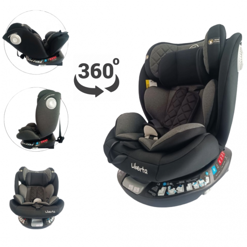 Liberta седиште SIRIUS2 0-36kg 360° ISOFIX black 