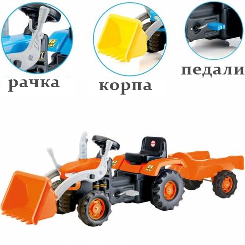 Багер со приколка (orange)