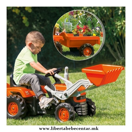 Багер со приколка (orange)