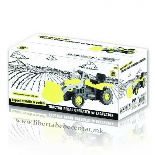 Багер со педали (yellow)