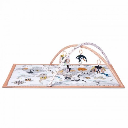 Kinderkraft подлога за играње 3 во 1 - TIPPY