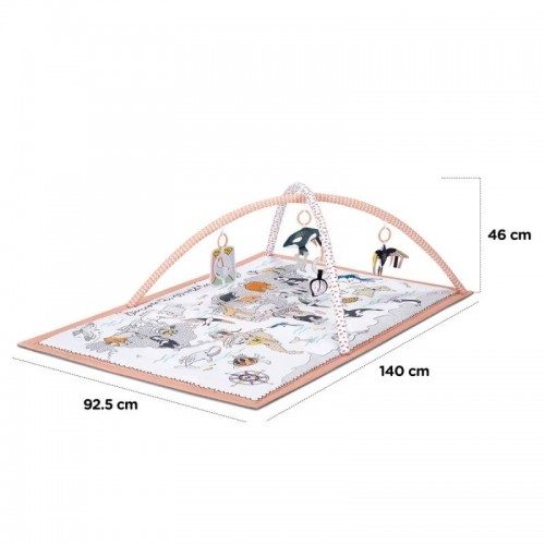 Kinderkraft подлога за играње 3 во 1 - TIPPY