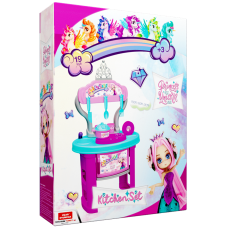 PRINCESS & UNICORN KITCHEN SET - Кујнски комплет (19 парчиња)