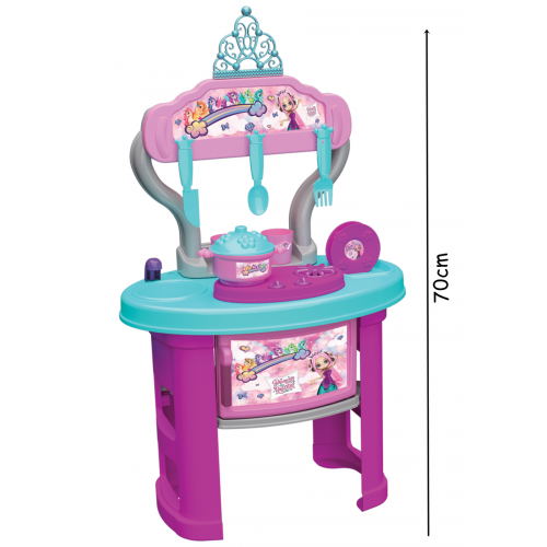 PRINCESS & UNICORN KITCHEN SET - Кујнски комплет (19 парчиња)