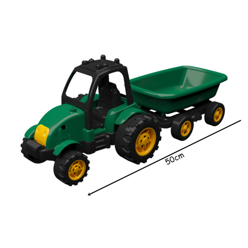 TRACTOR WITH TRAILER - Трактор со приколка (50 cm)