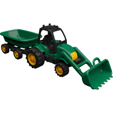 TRACTOR EXCAVATOR WITH TRAILER - Трактор со приколка и дигалка (60 cm)