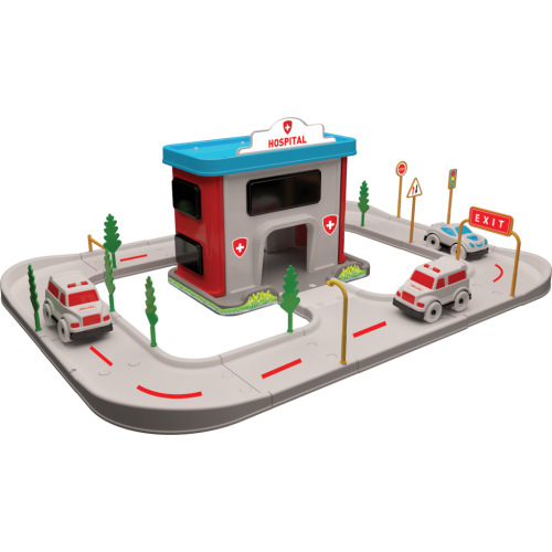 CITY HOSPITAL TRACK - Патека со градска болница (46 парчиња)