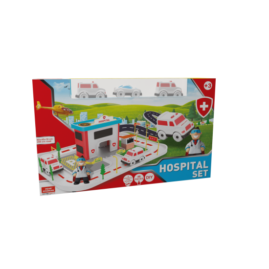 CITY HOSPITAL TRACK - Патека со градска болница (46 парчиња)
