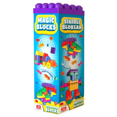MAGIC BLOCKS - Сет магични коцки 38 парчиња