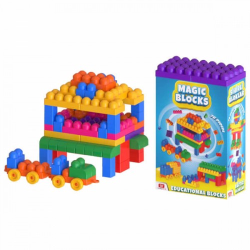 MAGIC BLOCKS - Сет магични коцки 76 парчиња