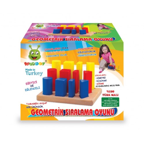 GEOMETRICAL RANGKING - Дрвен сортер на геометриски форми