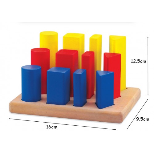 GEOMETRICAL RANGKING - Дрвен сортер на геометриски форми