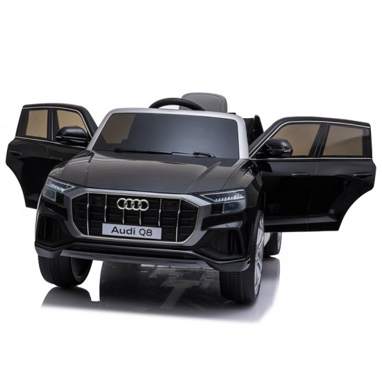 Автомобил на акумулатор - Audi Q8 black licensed design