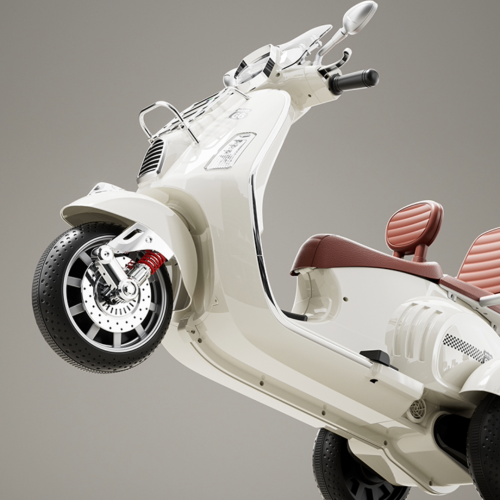 Мотор на акумулатор - Vespa Classic white