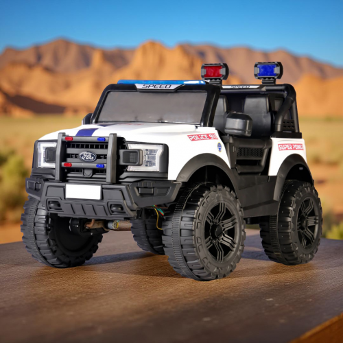Автомобил на акумулатор - RAPTOR POLICE white