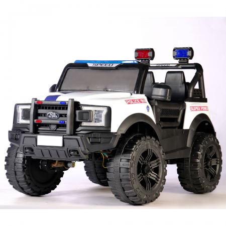 Автомобил на акумулатор - RAPTOR POLICE white