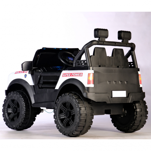 Автомобил на акумулатор - RAPTOR POLICE white