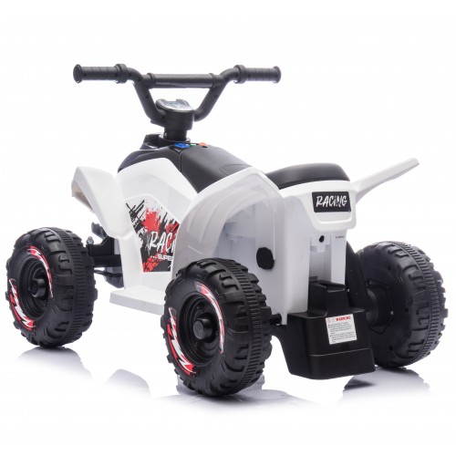 Мотор на акумулатор - THUNDER Kids ATV white