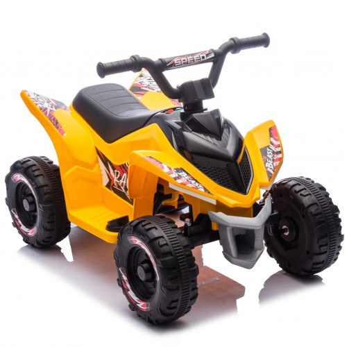Мотор на акумулатор - THUNDER Kids ATV yellow
