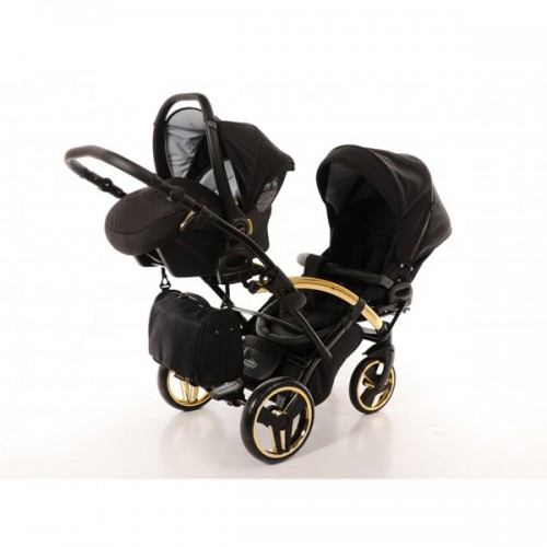 Количка за близнаци Junama Diamond s-line Duo Slim сет (6 in 1)
