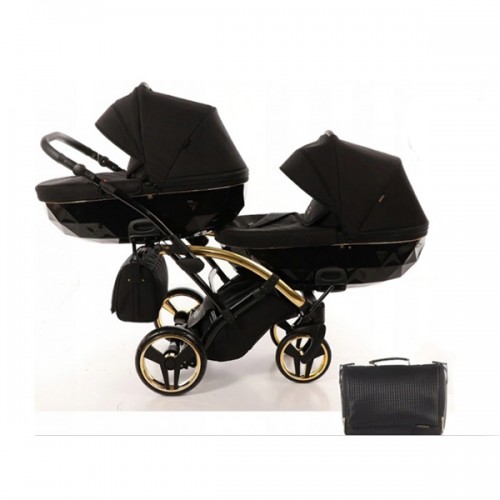 Количка за близнаци Junama Diamond s-line Duo Slim сет (6 in 1)