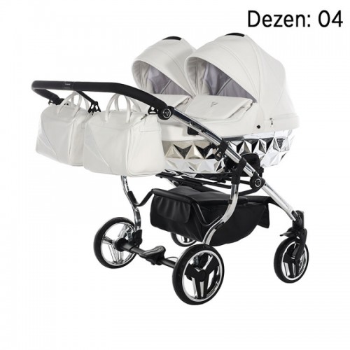 Junama Miror Satin Duo количка за близнаци (4 in 1)