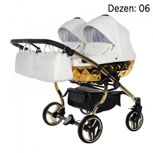 Junama Miror Satin Duo количка за близнаци (4 in 1)