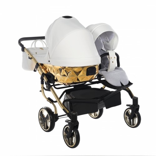 Junama Miror Satin Duo количка за близнаци (4 in 1)