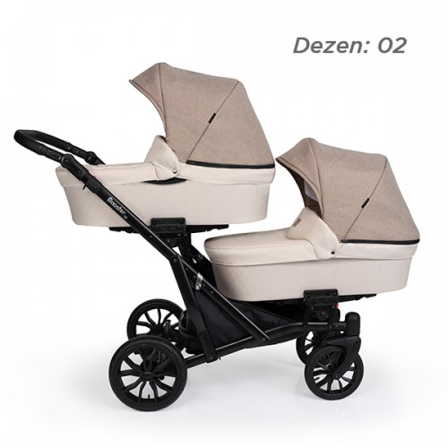 Kunert Booster Light - Количка за близнаци (6 in 1)