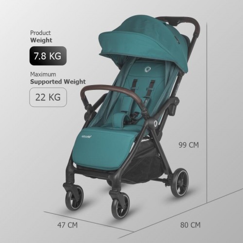 Coccolle количка - ARELLA emerald green