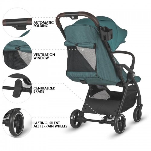 Coccolle количка - ARELLA emerald green