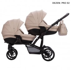 BEBETTO 42 PRO - (4 in1 ) црн рам