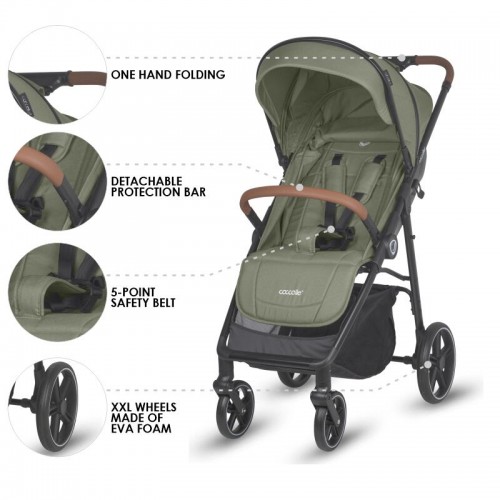 Coccolle количка - FINLEY moss green