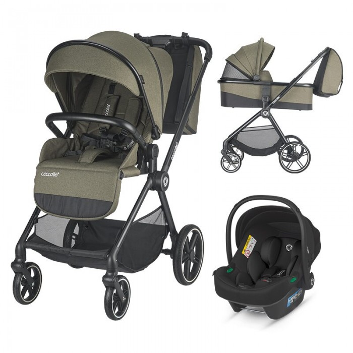 Coccolle количка LISSIA Travel Sistem 3 in 1 moss green