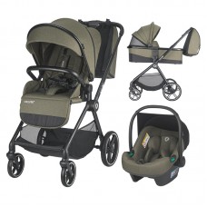 Coccolle количка LISSIA Travel Sistem 3 in 1 moss green