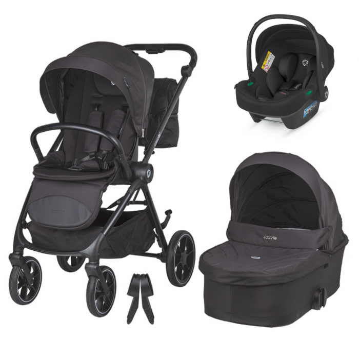Coccolle количка SERRY Travel Sistem 3 in 1 jet black
