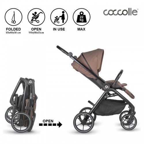 Coccolle количка SERRY Travel Sistem 2 in 1 light taupe