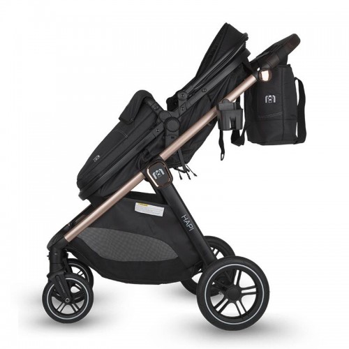 HAPI количка SOLEY (3 in 1) jet black
