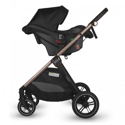HAPI количка SOLEY (3 in 1) jet black