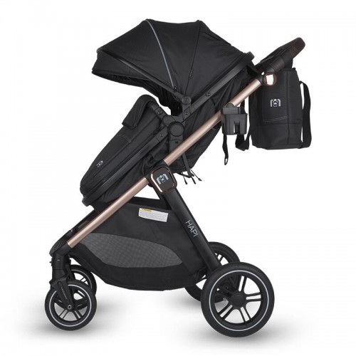 HAPI количка SOLEY (3 in 1) jet black