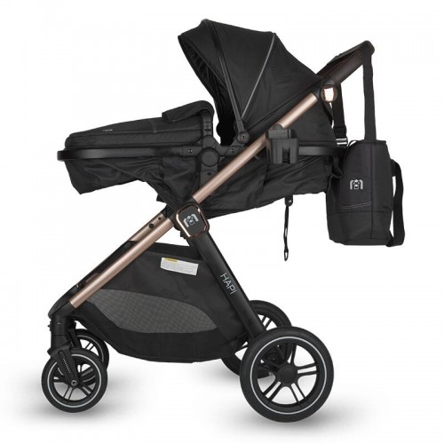 HAPI количка SOLEY (3 in 1) jet black