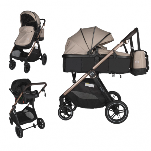 HAPI количка SOLEY (3 in 1) simply taupe