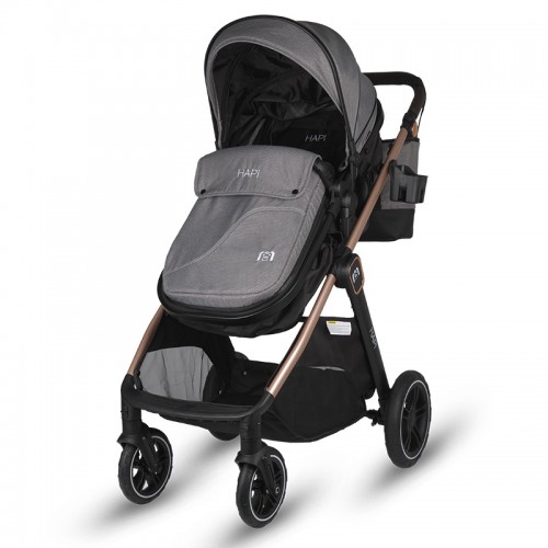 HAPI количка SOLEY (3 in 1) smoked grey