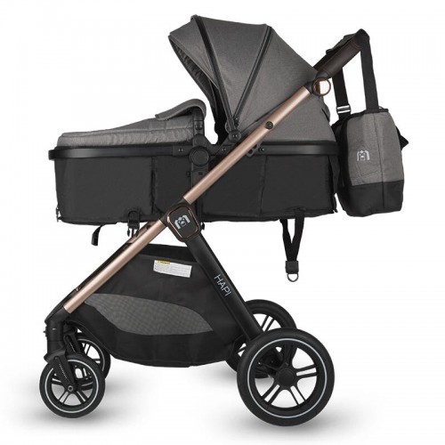 HAPI количка SOLEY (3 in 1) smoked grey