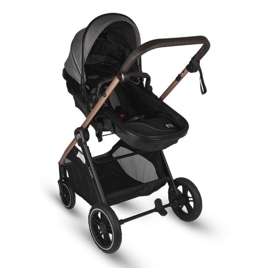 HAPI количка SOLEY (3 in 1) smoked grey