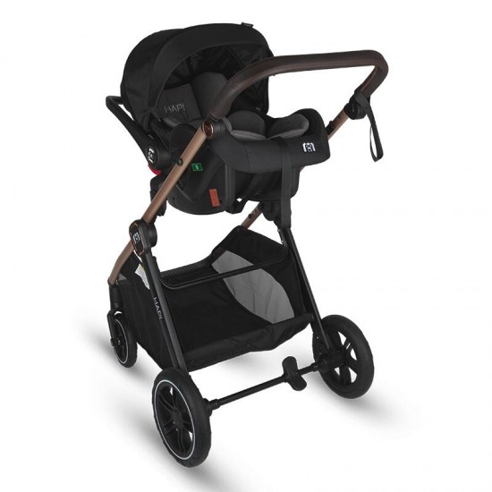 HAPI количка SOLEY (3 in 1) smoked grey