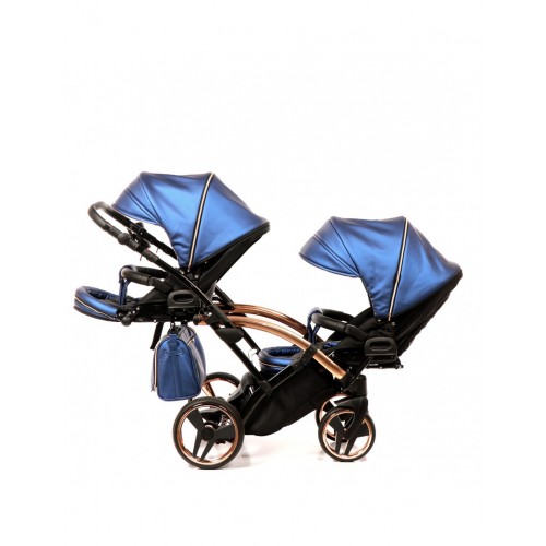 Junama Fluo line Duo Slim количка за близнаци (4 in 1)